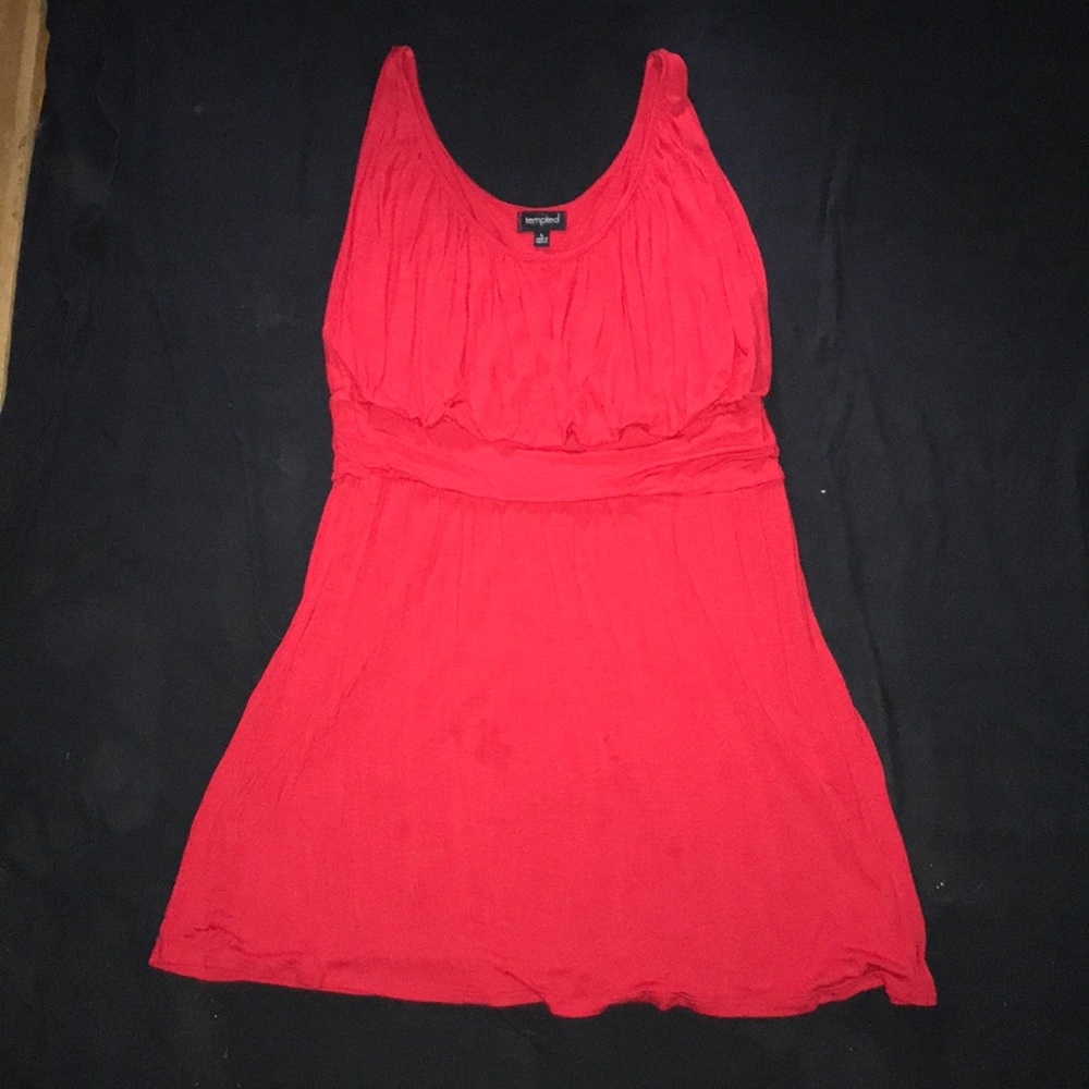 Red dress